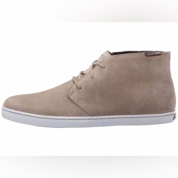 Cole Haan Mens Chukka Sneaker Brown Dune Pinch Weekender Suede Size 8.5 - Picture 1 of 9